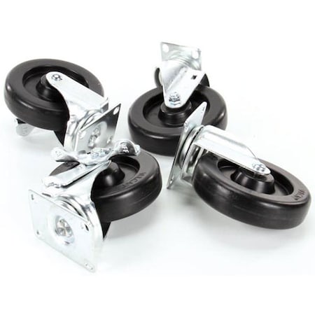 American Range 5 Swivel 2/W Brake Castr Set Of 4 A35107